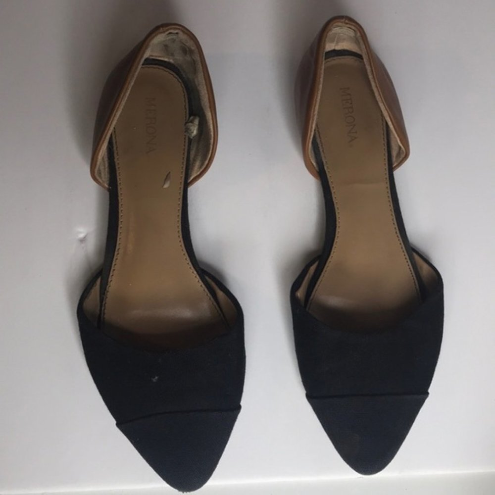 Merona Flats Black & Brown